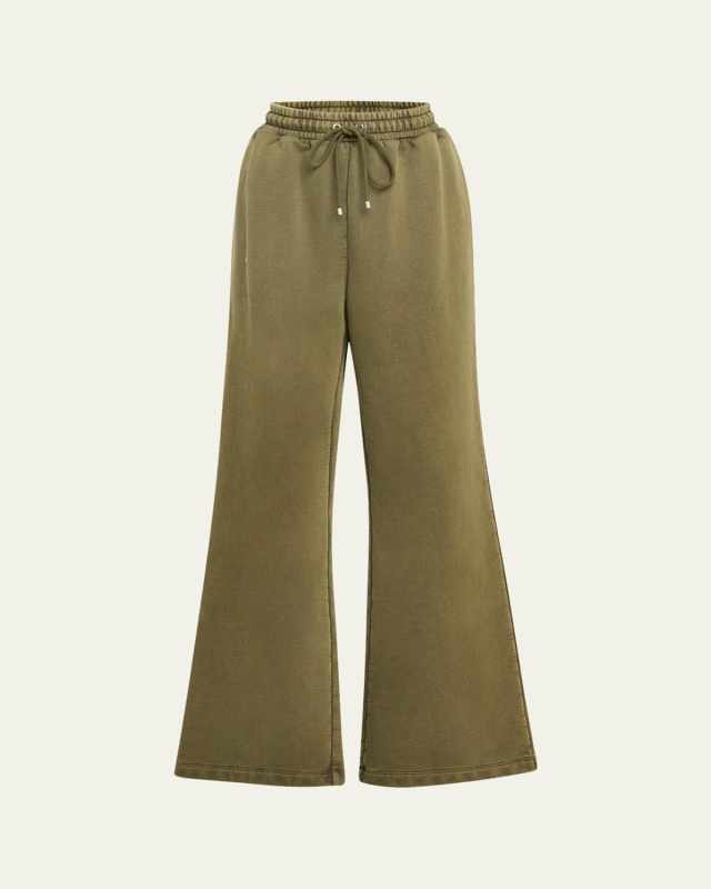 Drawstring Flare Sweatpants